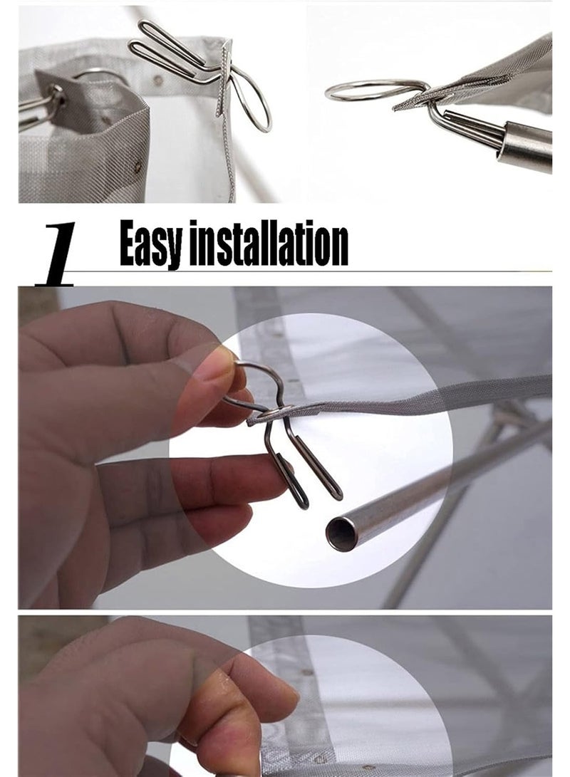 بلو فاير موقد نار خارجي محمول وخفيف الوزن قابل للطي مع حقيبة حمل، موقد نار شبكي من الفولاذ المقاوم للصدأ، تركيب بدون أدوات، هيكل مربع ثابت، موقد حطب للتخييم والنزهات والشاطئ والحديقة والرحلات والمشي والشواء والصيد - Image 5